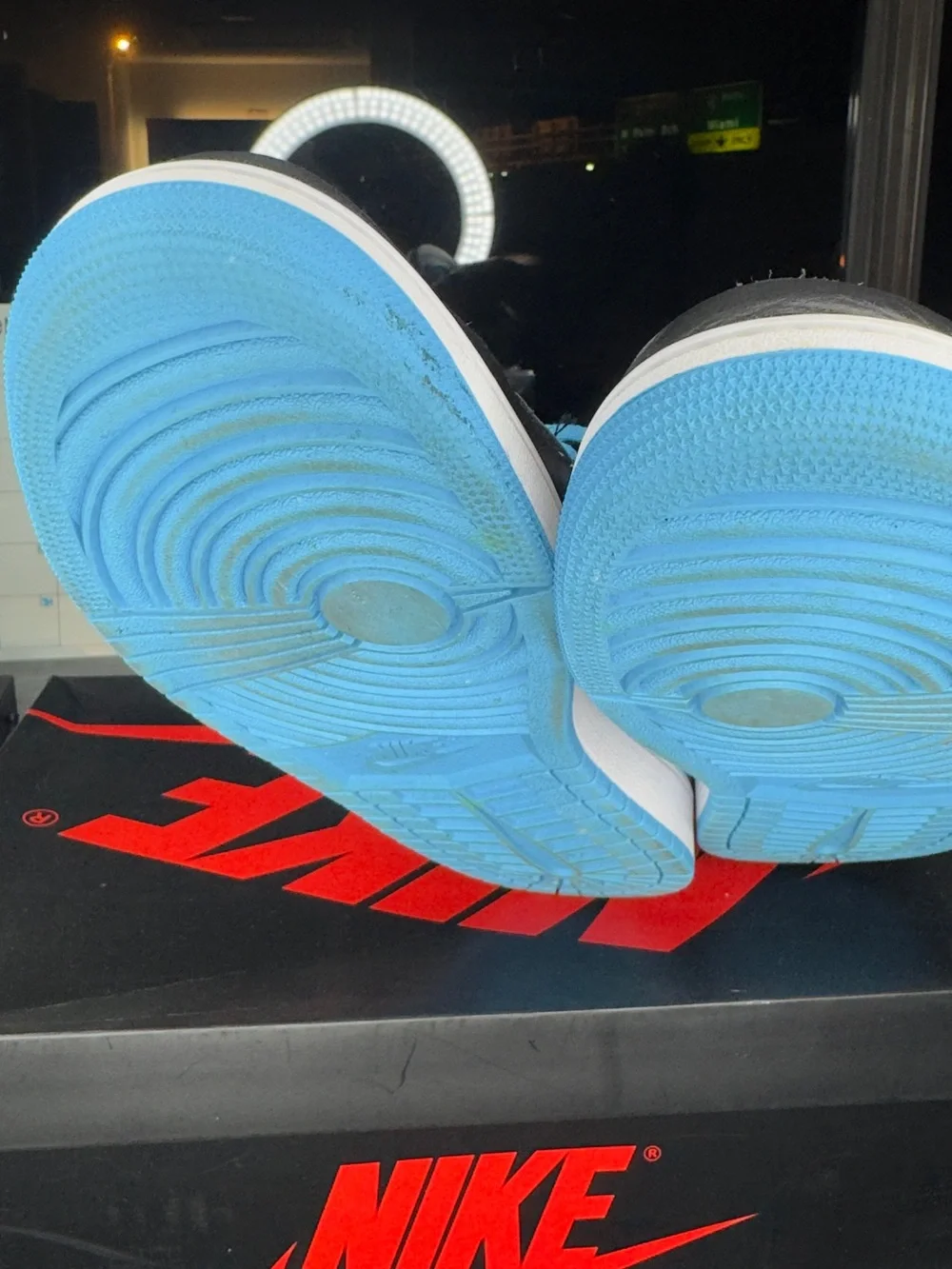 Nike Air Jordan 1 Low “Powder Blue”- White/Black/University Blue